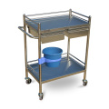 Shelves Stainless Steel Medical Trolley Instrument Trolley